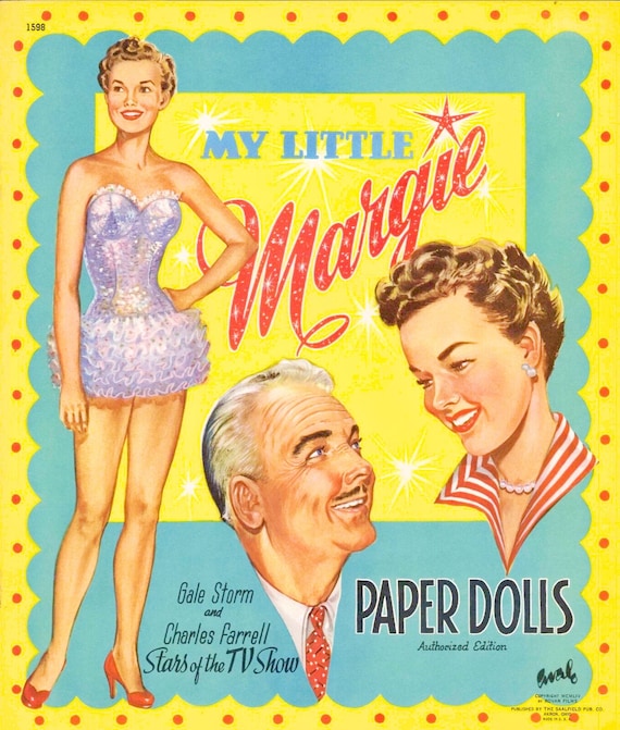 Vintage Paper Doll Printable PDF gale Storm Paper Doll 50s 1950s ...