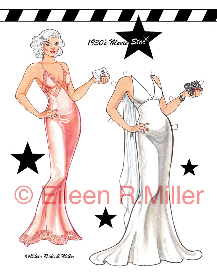 printable movie star paper dolls