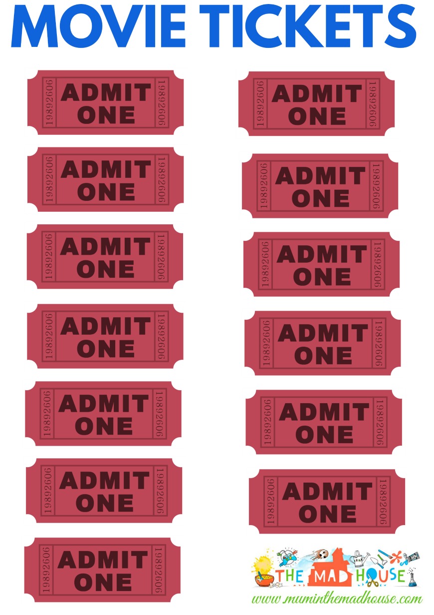 printable movie tickets online