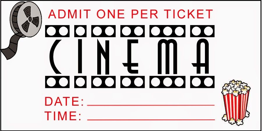 cinema-ticket-worksheets-library for Free Printable Movie Night Tickets Cinema #Ticket - Worksheets Library for Free Printable Movie Night Tickets