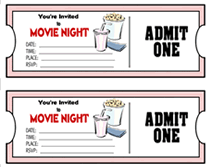 printable movie tickets