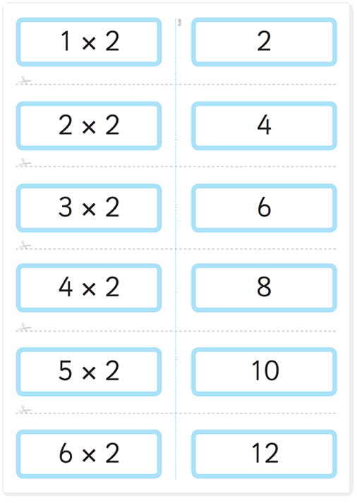Free times table flashcards for kids - learn multiplication flash ...
