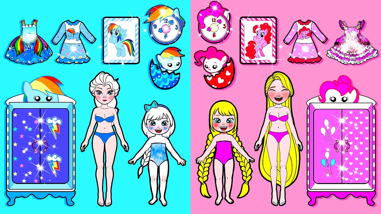 printable my little pony paper dolls