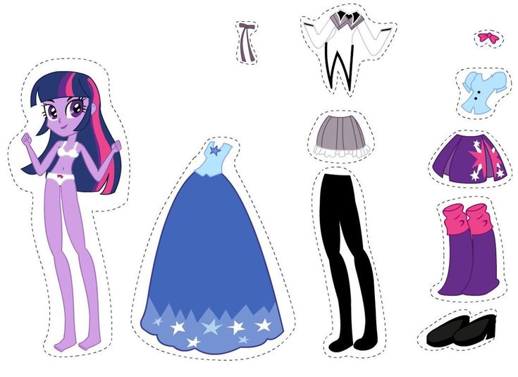 printable my little pony paper dolls