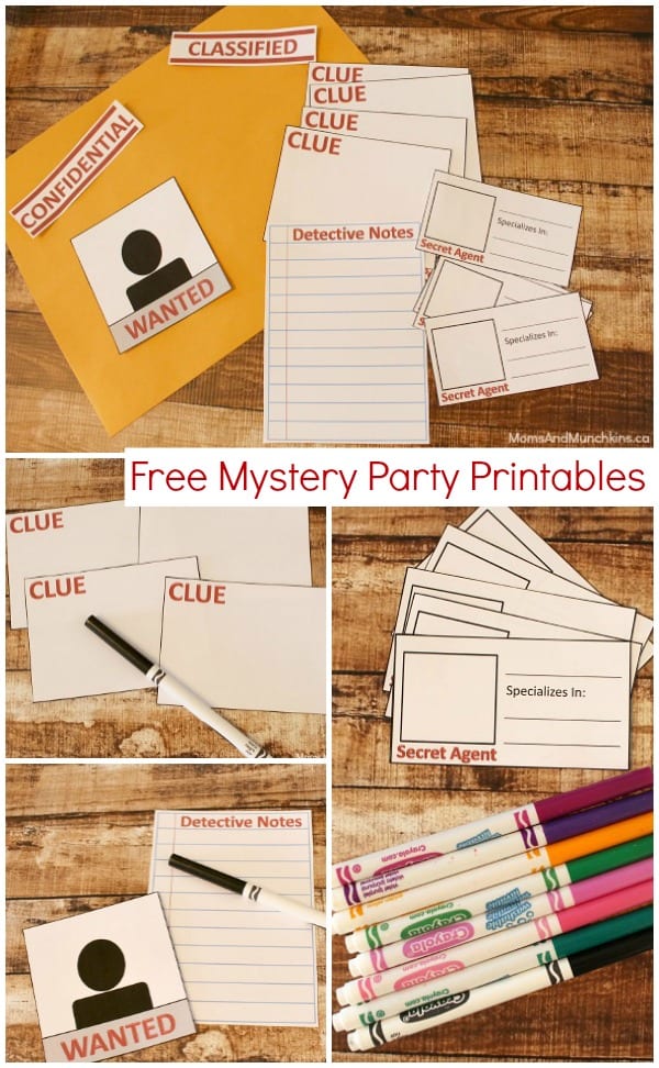 Mystery Party Printables (Free) - Moms & Munchkins - Worksheets Library mystery-party-printables-free-moms-munchkins-worksheets-library