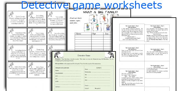 detective-game-worksheets-worksheets-library for Free Printable Mystery Games Pdf Detective game worksheets - Worksheets Library for Free Printable Mystery Games Pdf