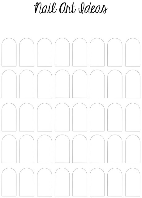 Printable Nail Art Template | Sarah | Flickr