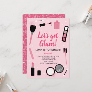 Spa Party Purple Invitation by That Party Chick - Nail Polish Spa