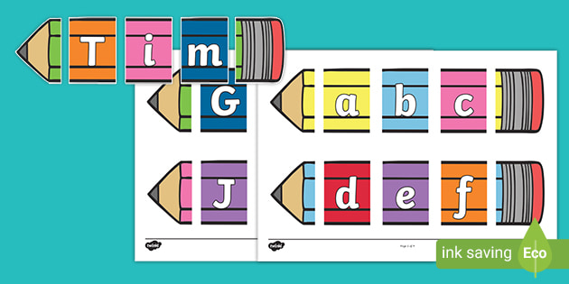 printable name puzzles
