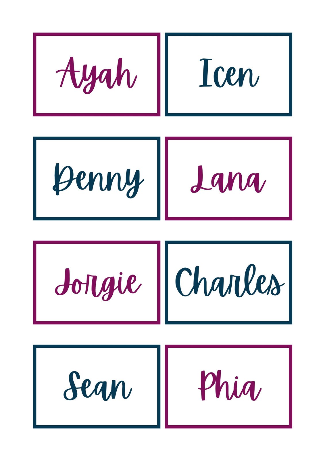 free-printable-customizable-name-tag-templates-canva-worksheets-library for Free Printable Door Name Plate Template Free, printable, customizable name tag templates | Canva - Worksheets Library for Free Printable Door Name Plate Template