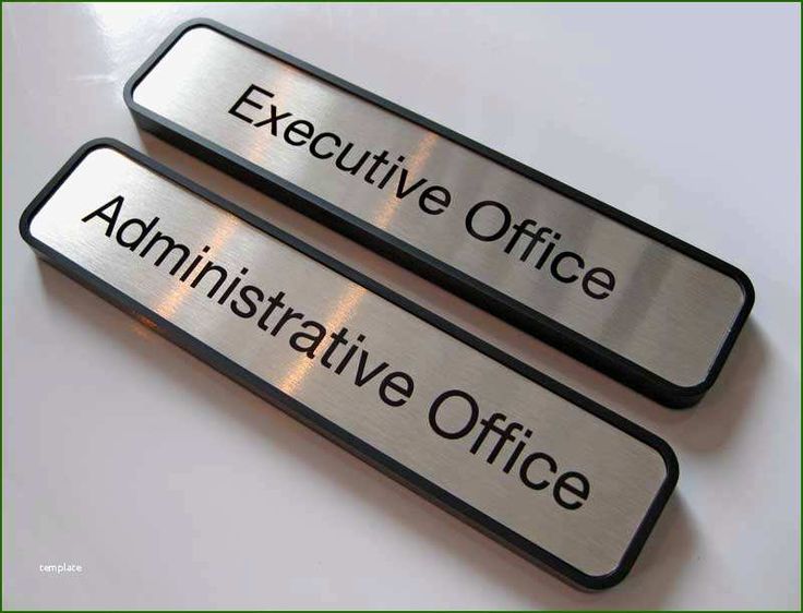 17 Impeccable Office Door Name Plates Template Youll Want to Copy ...