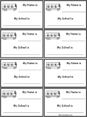 printable name tags black and white