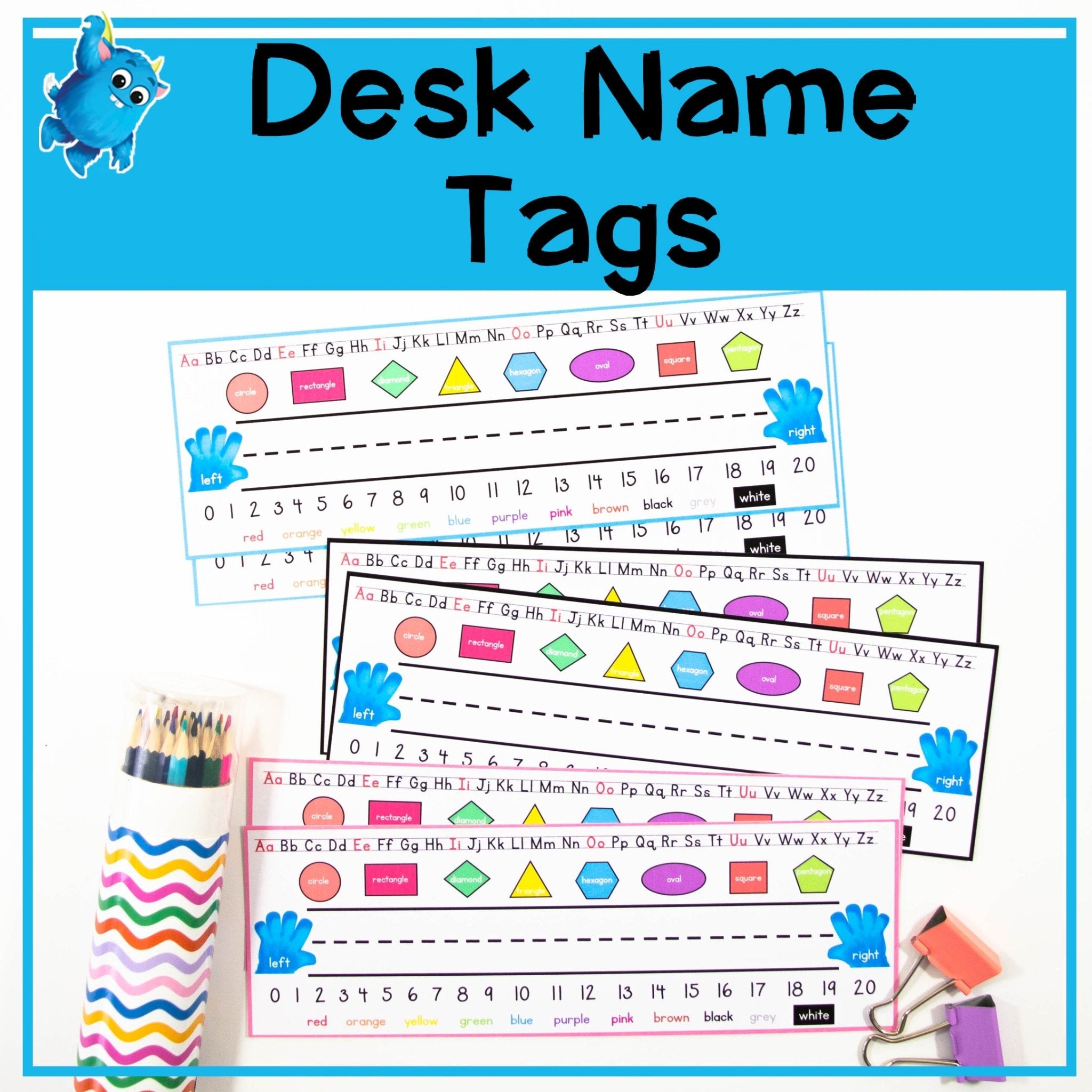 Desk Name Tags Early Childhood Classroom Printables Your 