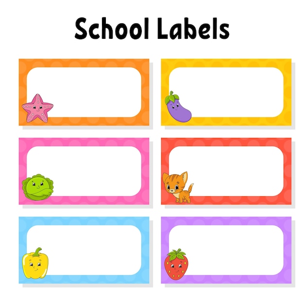 printable name tags for school books