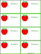 printable name tags kindergarten