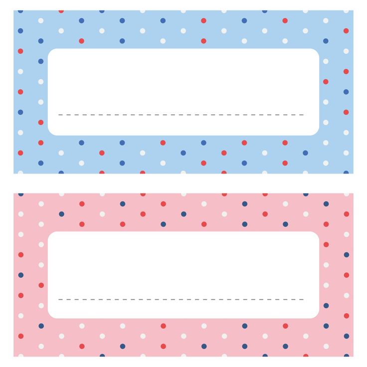 Name Tag Borders - 15 Free PDF Printables | Printablee