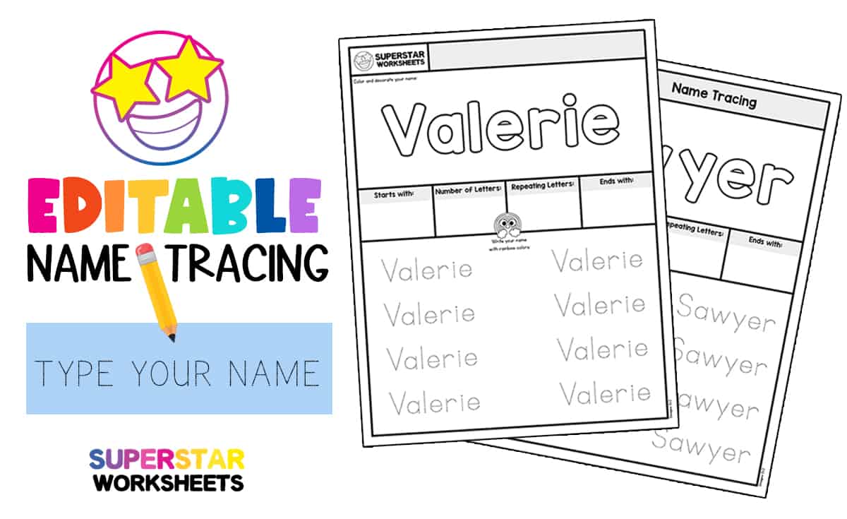 Name Tracing Worksheets -Worksheets Library