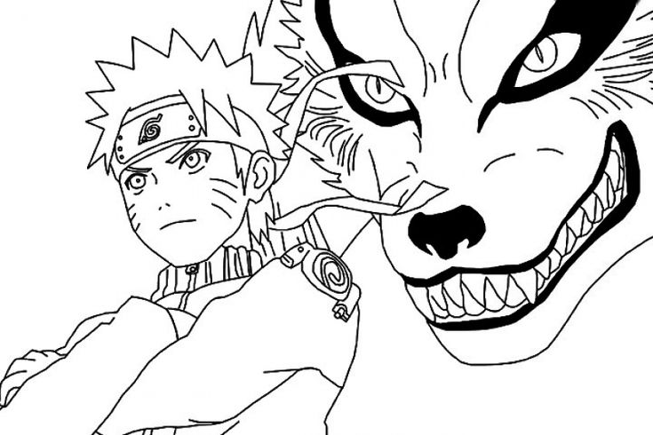 20+ Free Printable Naruto Coloring Pages - EverFreeColoring.com