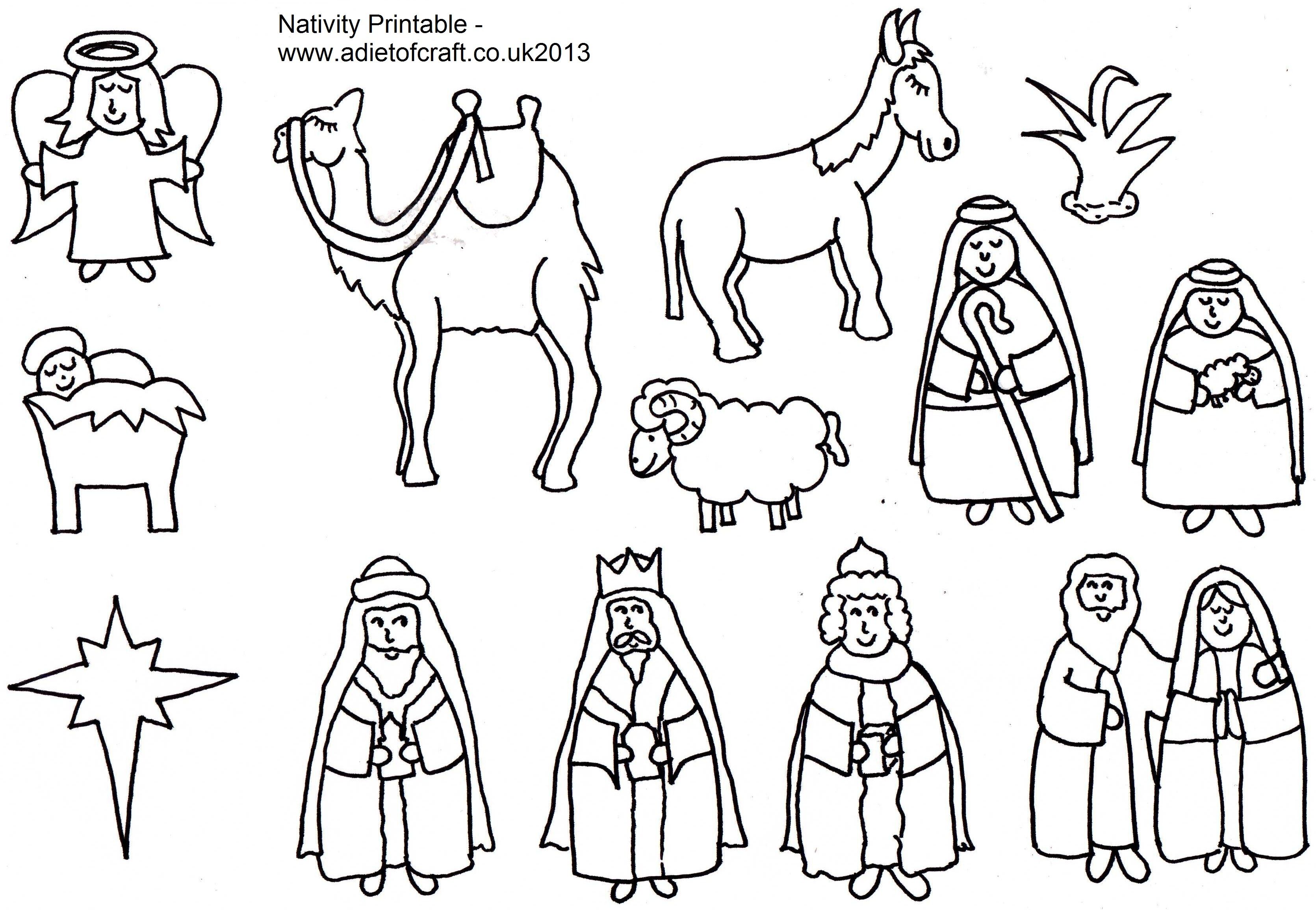 Nativity Story Book - 10 Free PDF Printables | Printablee