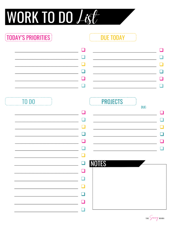 20 Free To-Do List Templates (Printable &  Customizable)