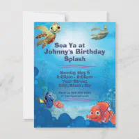 printable nemo invitations