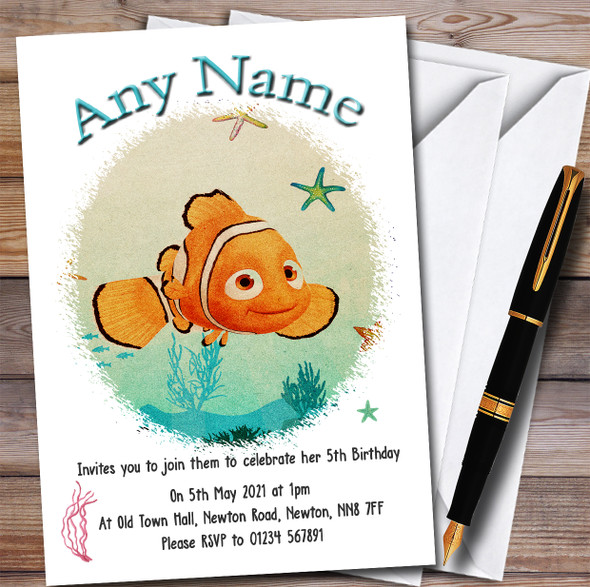 printable nemo invitations