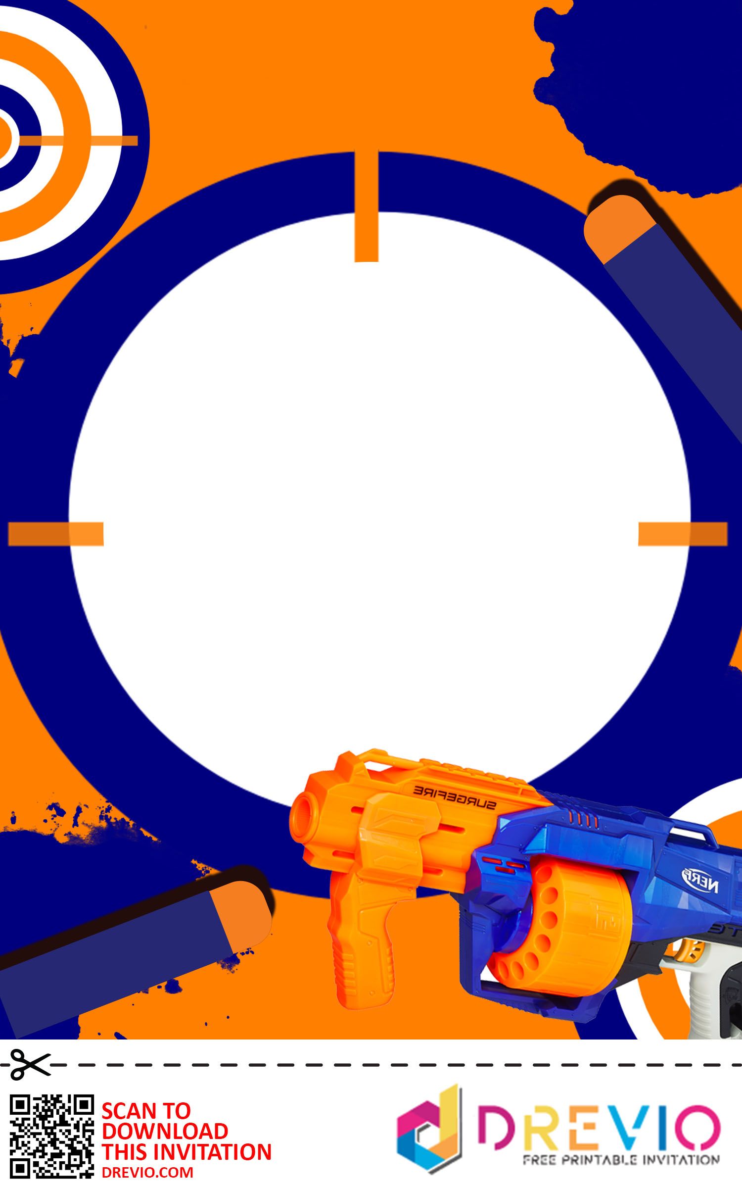 Nerf headwear Wars Invitation nerf-headwear-wars-invitation