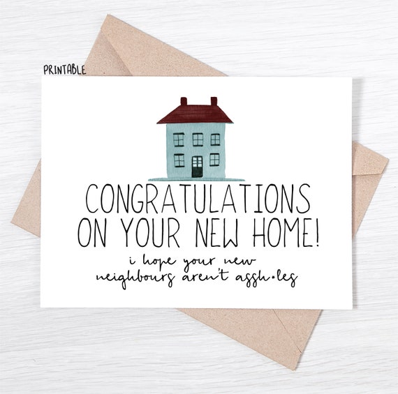 printable new home congratulations greeting cards