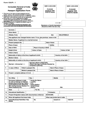 18 Printable Passport Form Templates - Fillable Samples in PDF ...