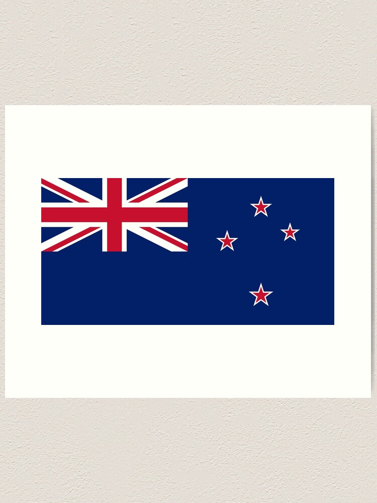 New Zealand National Flag Patch – Embroidered With VELCRO® Brand Hook & Loop Backing