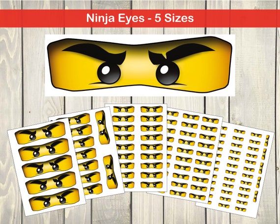 Ninja Eyes: 5 Sizes. INSTANT DOWNLOAD high Resolution  