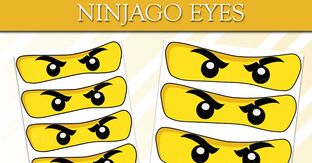 printable ninjago eyes template