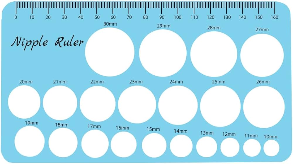 thumbnail image 2 of 3pcs Nipple Rulers, Nipple Ruler For Flange Sizing Measuring Tool 2 of 9