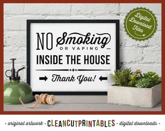 printable no smoking signs australia