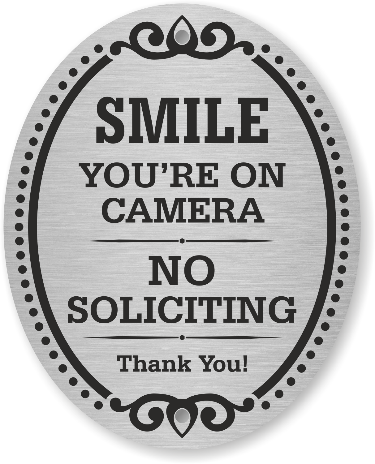 printable no soliciting door sign