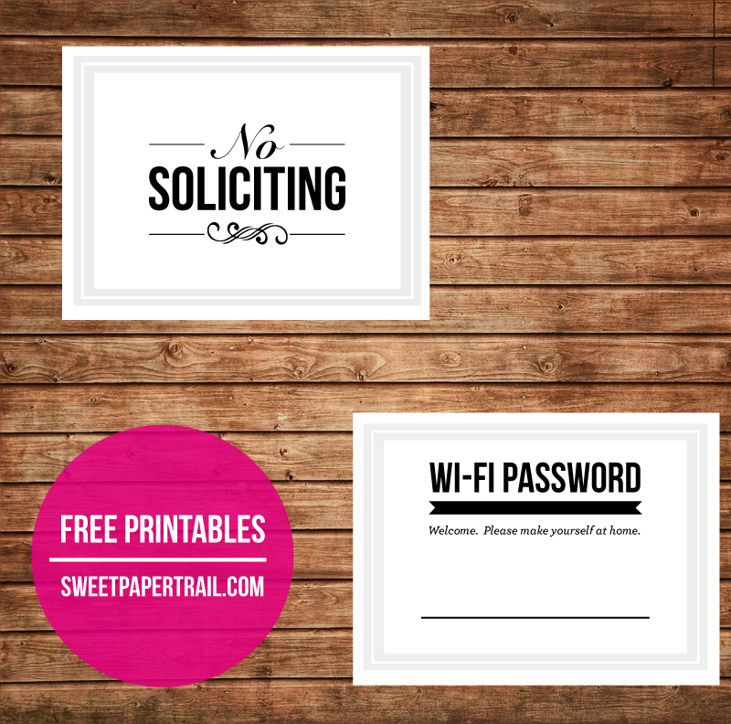printable no soliciting signs