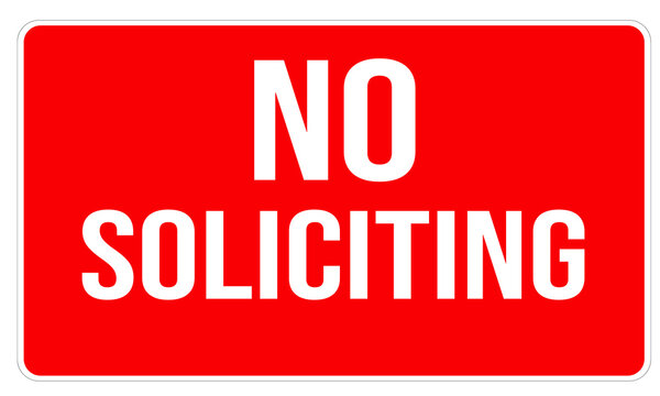 printable no soliciting signs