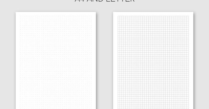 Printable Note Taking Paper - Dot And Square Grid