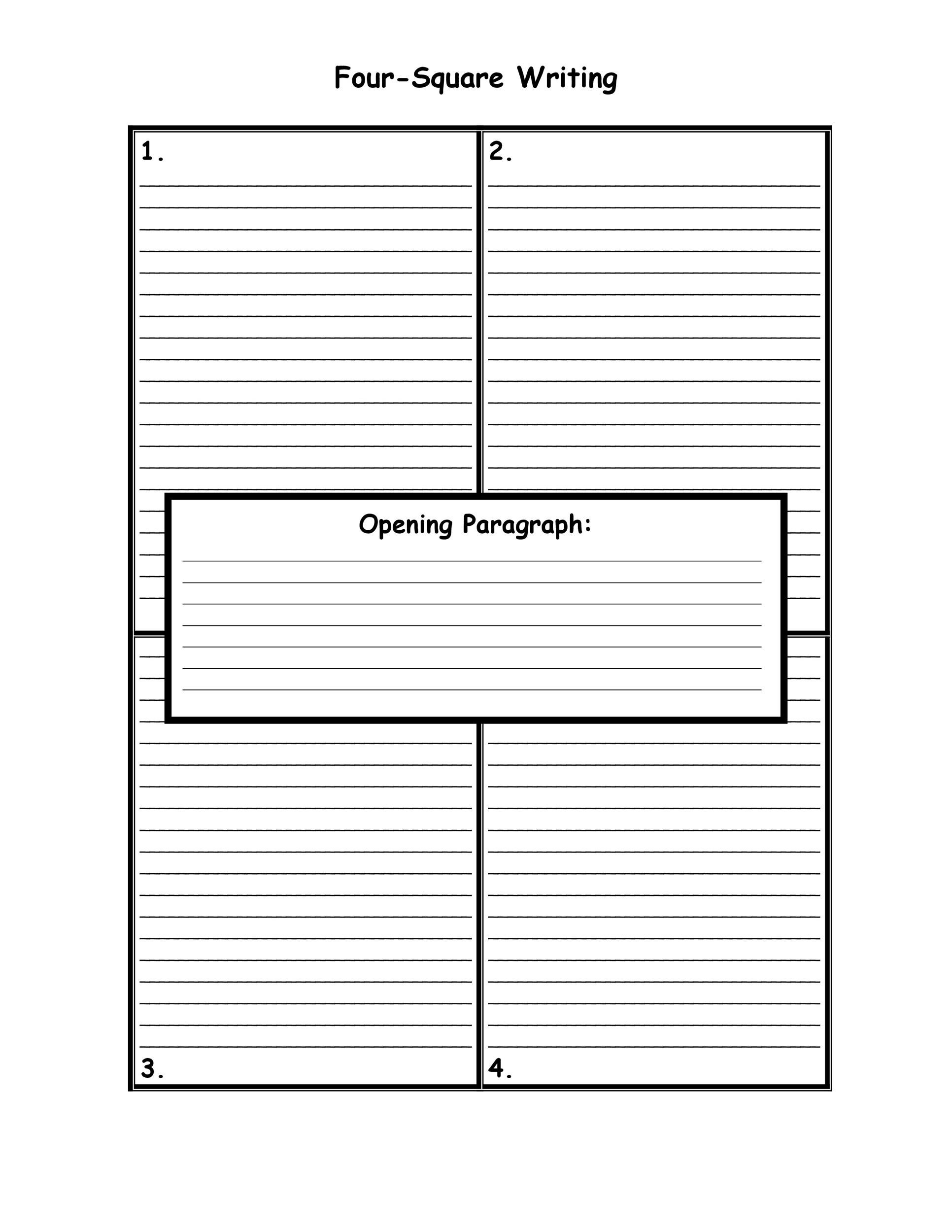 printable notebook paper word
