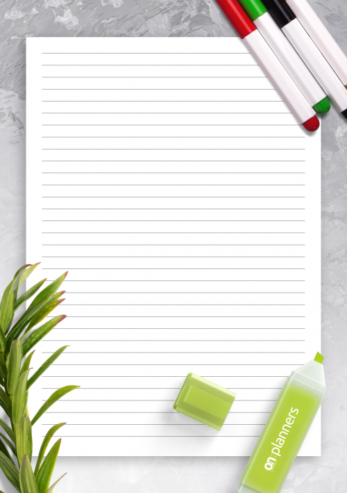 Digital and Printable Paper Templates