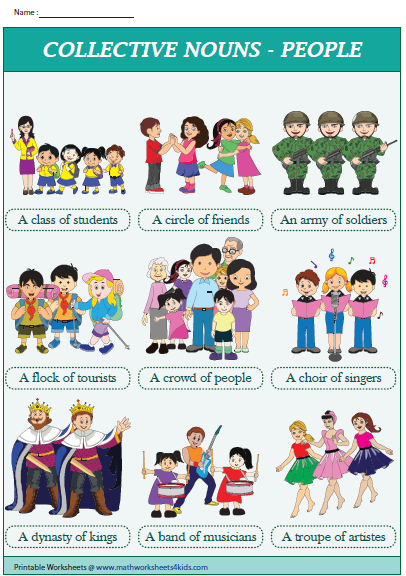 Printable Noun Worksheets