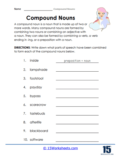 printable noun worksheet