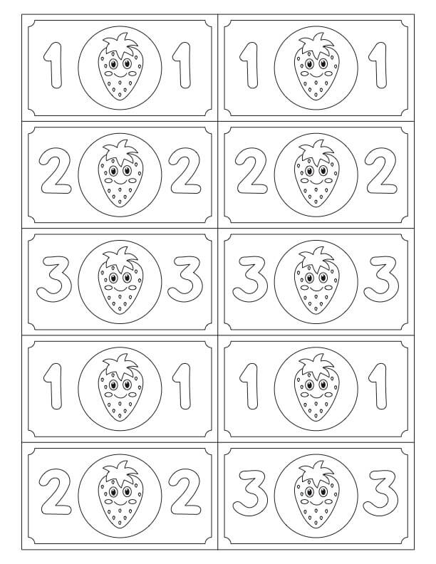 printable novelty money