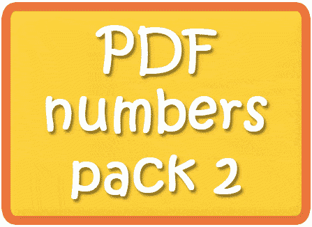printable number flashcards pdf