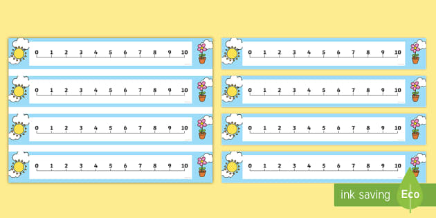 Number Line 1-10 For Kids | Twinkl Maths Resources