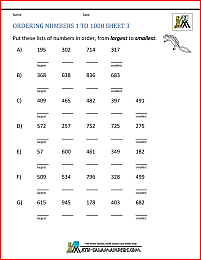 printable number line up to 1000