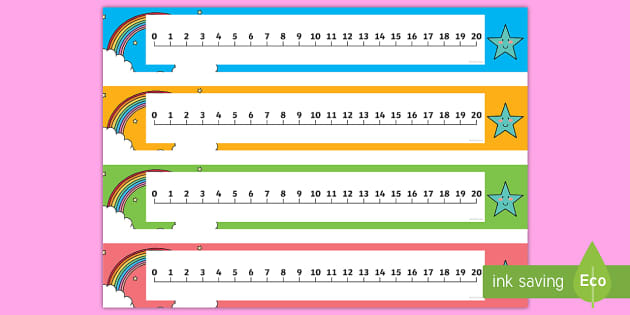 0 - 20 Number Line - Printable PDF Resource (teacher made)