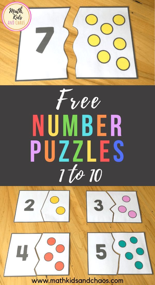 printable number puzzles for toddlers