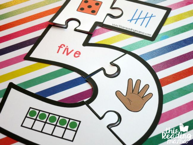 Printable Number Puzzles {1-10}