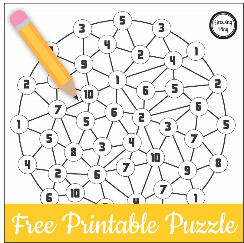 number-puzzle-free-printable-growing-play-worksheets-library for Free Printable Number Fill In Puzzles Pdf Number Puzzle Free Printable - Growing Play - Worksheets Library for Free Printable Number Fill In Puzzles Pdf